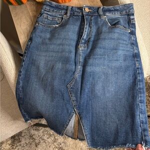 Dynamite Blue Denim with Contrast Stitching